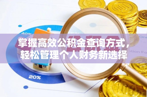 七股掌握高效公积金查询方式，轻松管理个人财务新选择