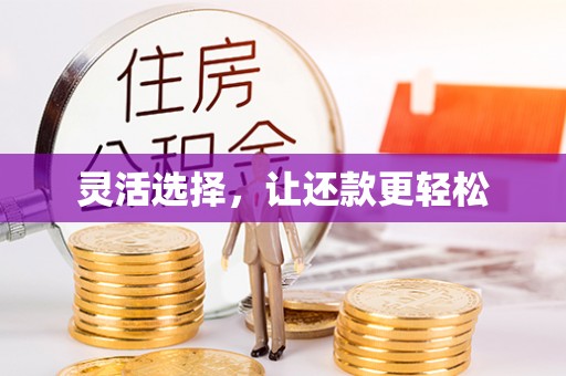 七股灵活选择，让还款更轻松