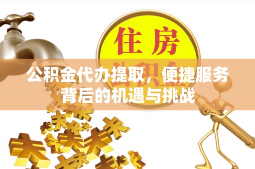 七股公积金代办提取，便捷服务背后的机遇与挑战