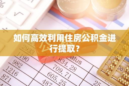 七股如何高效利用住房公积金进行提取？