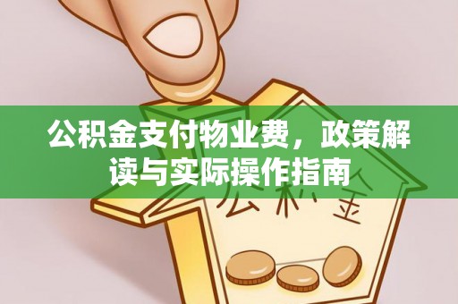 七股公积金支付物业费，政策解读与实际操作指南