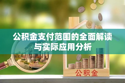 七股公积金支付范围的全面解读与实际应用分析