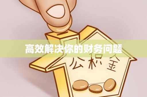 七股高效解决你的财务问题