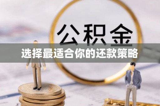 七股选择最适合你的还款策略